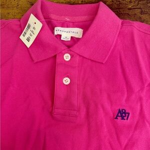 New Women's‎ Aeropostale Pink Polo Shirt - Size: XS